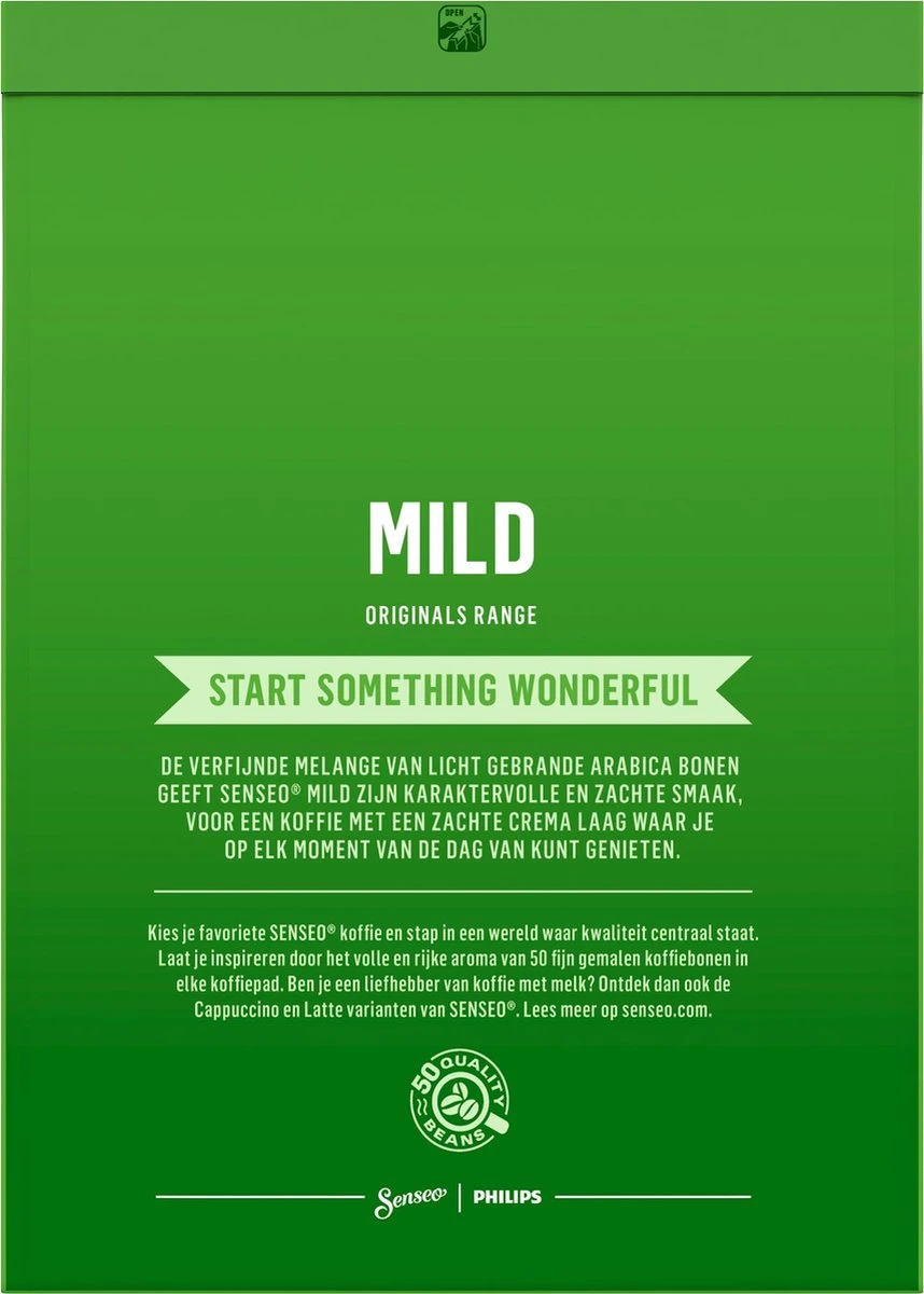 Senseo Mild Koffiepads - 3/9 Intensiteit - 10 X 36 Pads 2 Senseo Mild Koffiepads - 3/9 Intensiteit - 10 X 36 Pads - Afbeelding 2
