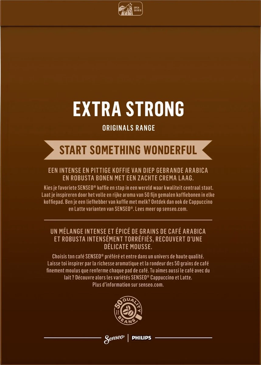Senseo Extra Strong Koffiepads - 8/9 Intensiteit - 10 X 36 Pads 2 Senseo Extra Strong Koffiepads - 8/9 Intensiteit - 10 X 36 Pads - Afbeelding 2