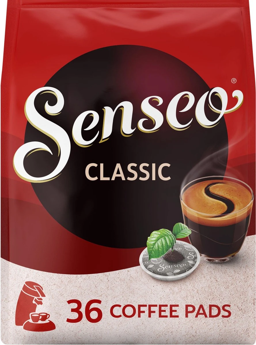 Senseo Classic Koffiepads - 5/9 Intensiteit - 10 X 36 Pads 8 Senseo Classic Koffiepads - 5/9 Intensiteit - 10 X 36 Pads - Afbeelding 8