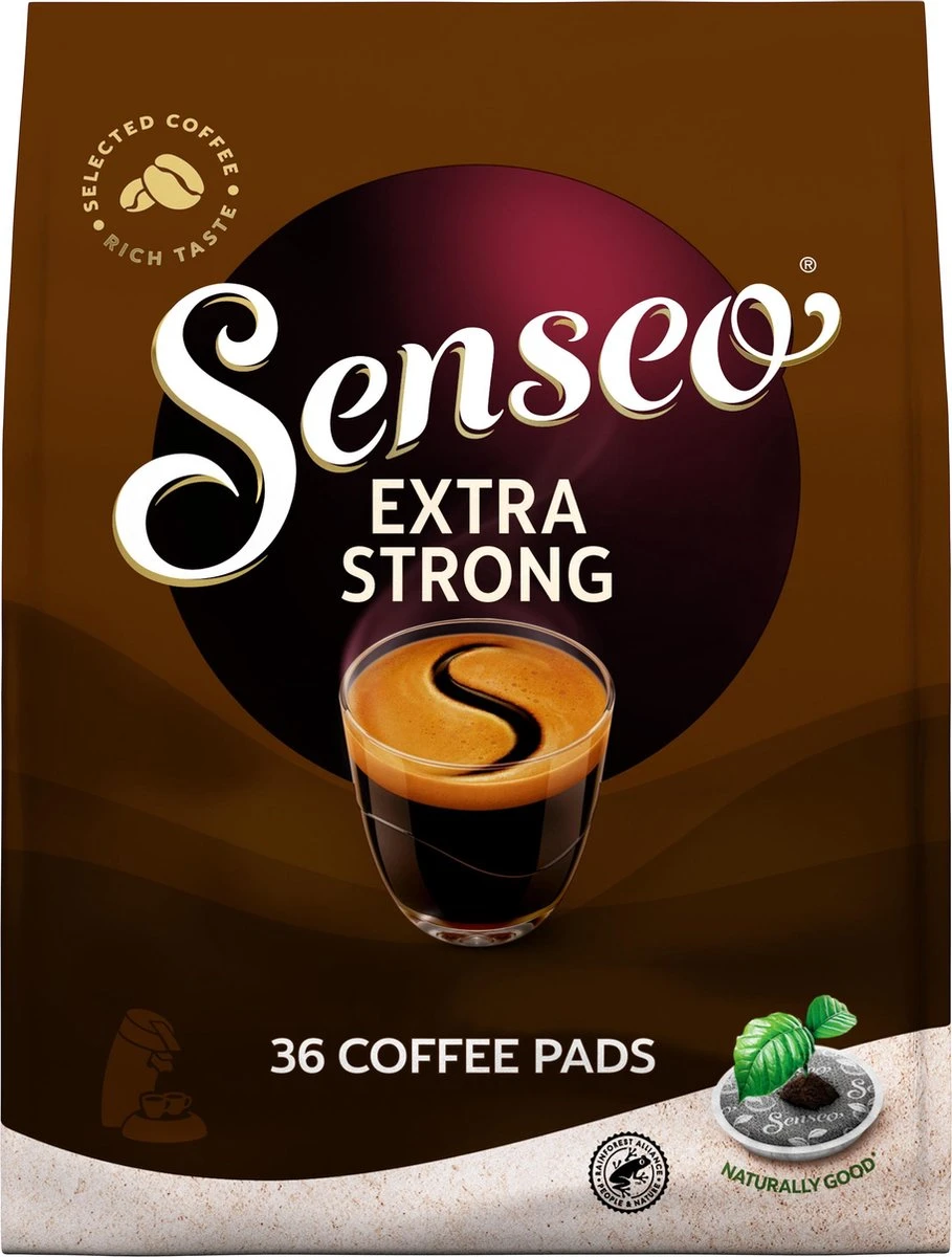 Senseo Extra Strong Koffiepads - 8/9 Intensiteit - 10 X 36 Pads 9 Senseo Extra Strong Koffiepads - 8/9 Intensiteit - 10 X 36 Pads - Afbeelding 9
