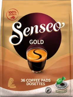 Senseo Gold Koffiepads - 5/9 Intensiteit - 10 X 36 Pads 20 Senseo Gold Koffiepads - 5/9 Intensiteit - 10 X 36 Pads -Koffie Korting Winkel 910x1200