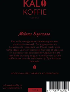 Kalo Koffie - 100% Arabica Koffiebonen - Milano Espresso - 1kg - Exclusieve Koffie 9 Kalo Koffie - 100% Arabica Koffiebonen - Milano Espresso - 1kg - Exclusieve Koffie -Koffie Korting Winkel 921x1200