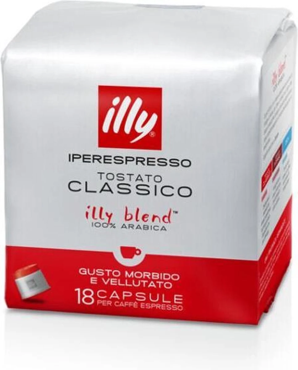 Illy Iperespresso Classico 18 Capsules 1 Illy Iperespresso Classico 18 Capsules