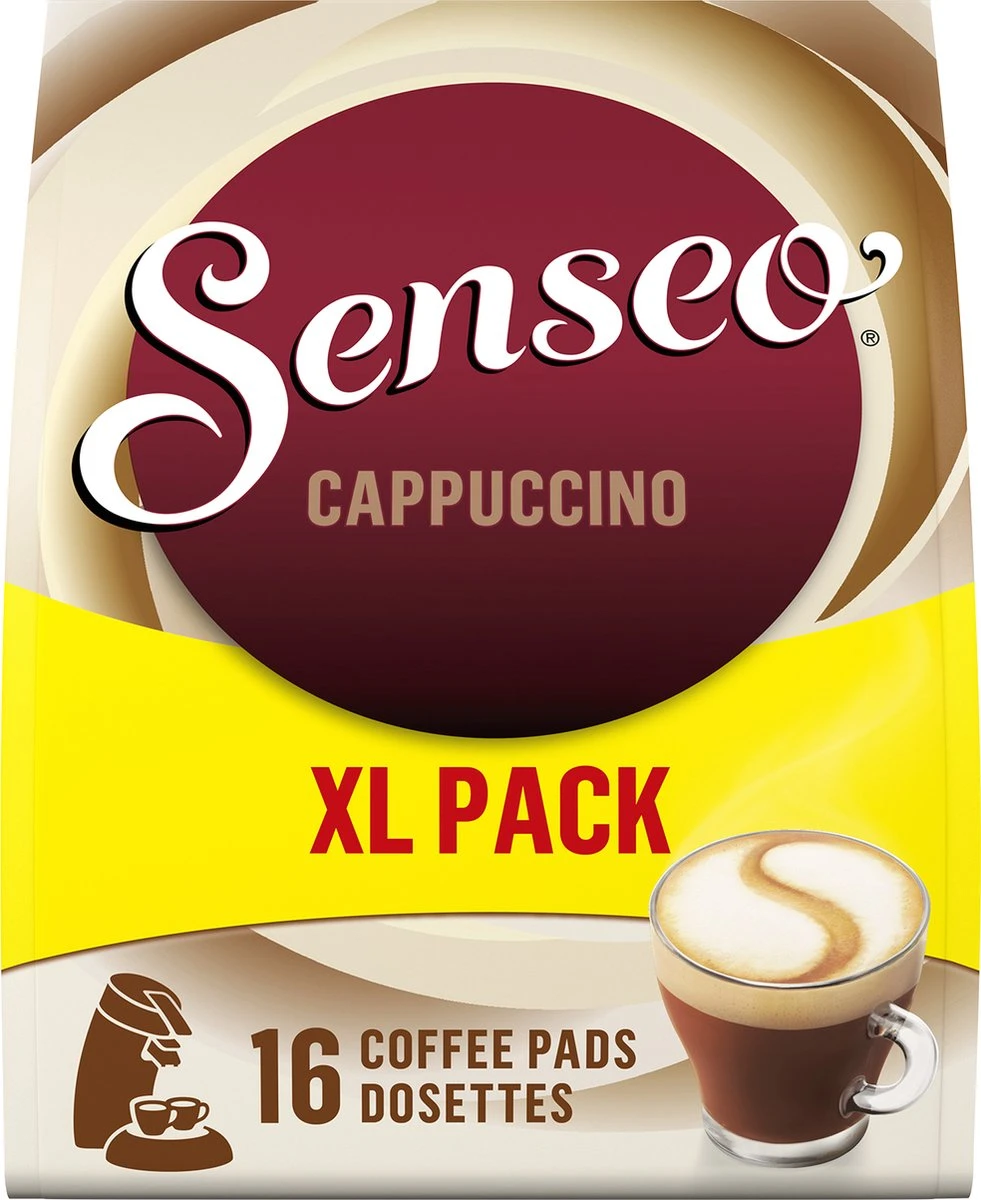 Senseo Cappuccino Koffiepads - 2/9 Intensiteit - 4 X 16 Pads - Voordeelverpakking 8 Senseo Cappuccino Koffiepads - 2/9 Intensiteit - 4 X 16 Pads - Voordeelverpakking - Afbeelding 8