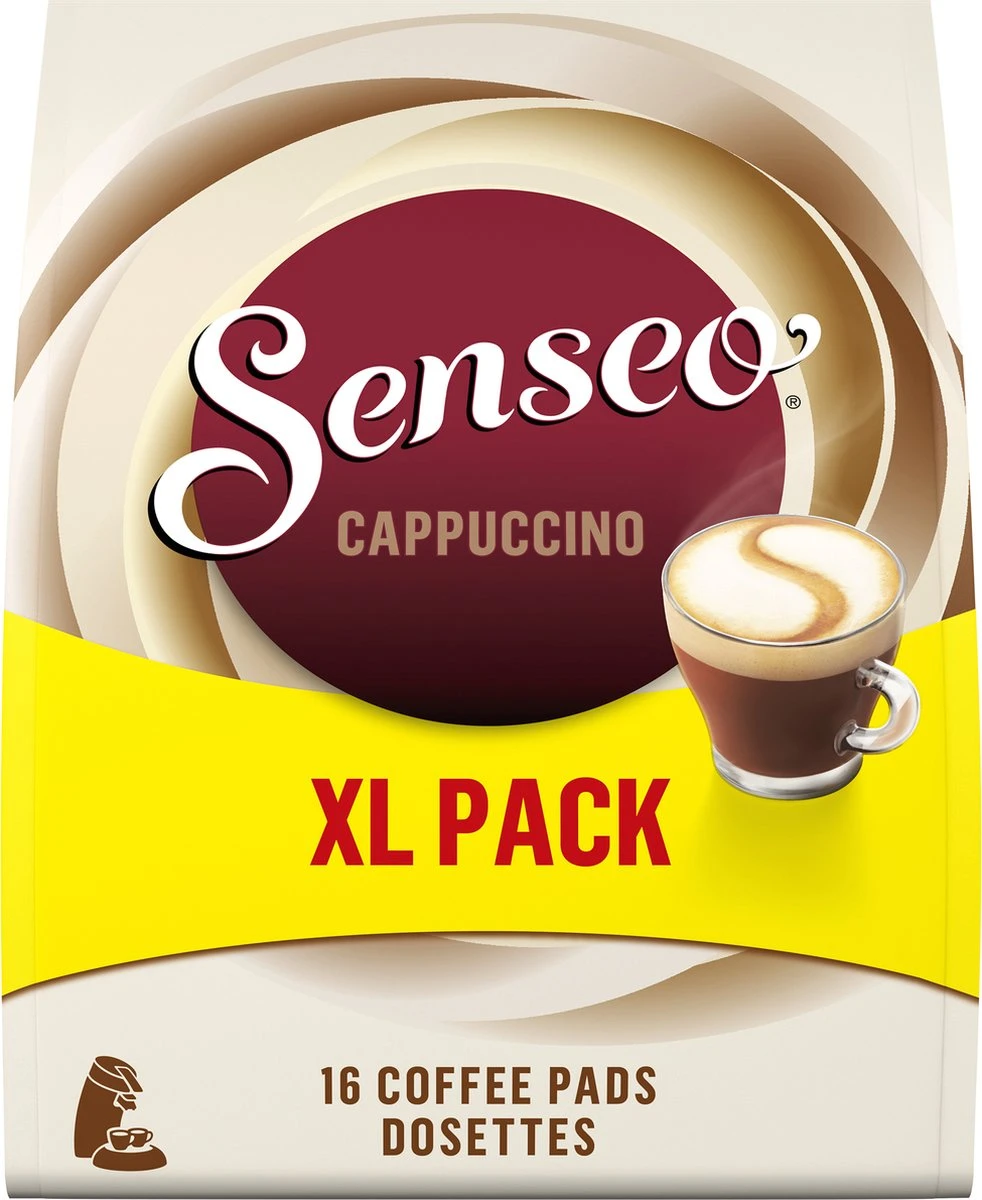 Senseo Cappuccino Koffiepads - 2/9 Intensiteit - 4 X 16 Pads - Voordeelverpakking 6 Senseo Cappuccino Koffiepads - 2/9 Intensiteit - 4 X 16 Pads - Voordeelverpakking - Afbeelding 6