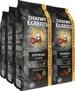 Uitgelichte producten 11 Douwe Egberts Espresso Koffiebonen - 4 X 1000 Gram - Extra Grote Verpakking