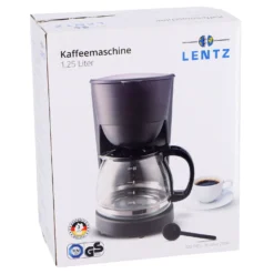 Koffiezetapparaat 1,25L Zwart 750W 9 Koffiezetapparaat 1,25L Zwart 750W -Koffie Korting Winkel bb7a545f64dcbc170ce5ff023bb39618